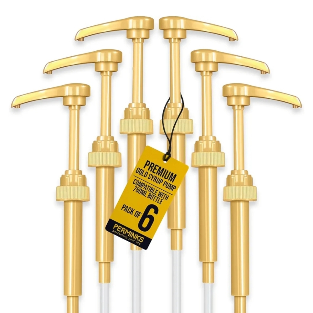 Brand New Set Of 6 Syrup Pumps